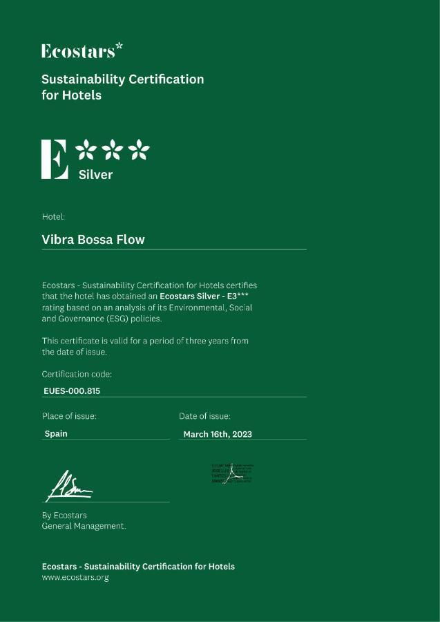 Hotel Vibra Bossa Flow - Adults Only Плайя Ден Босса Экстерьер фото